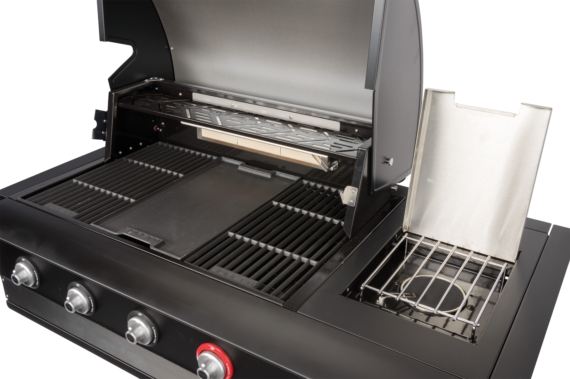 Boretti Ibrido Top - Gas/houtskool