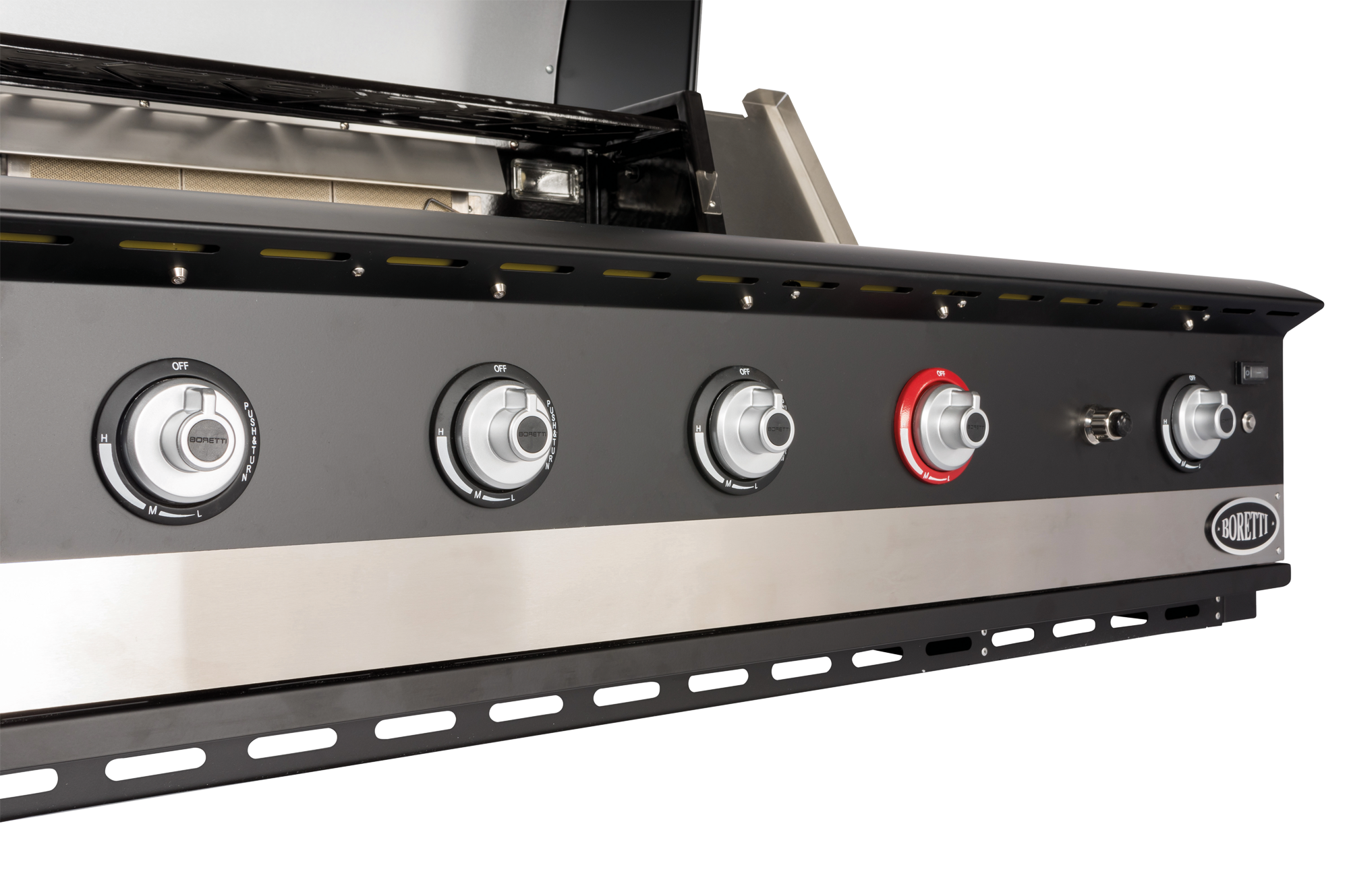 Boretti Ibrido Top - Gas/houtskool