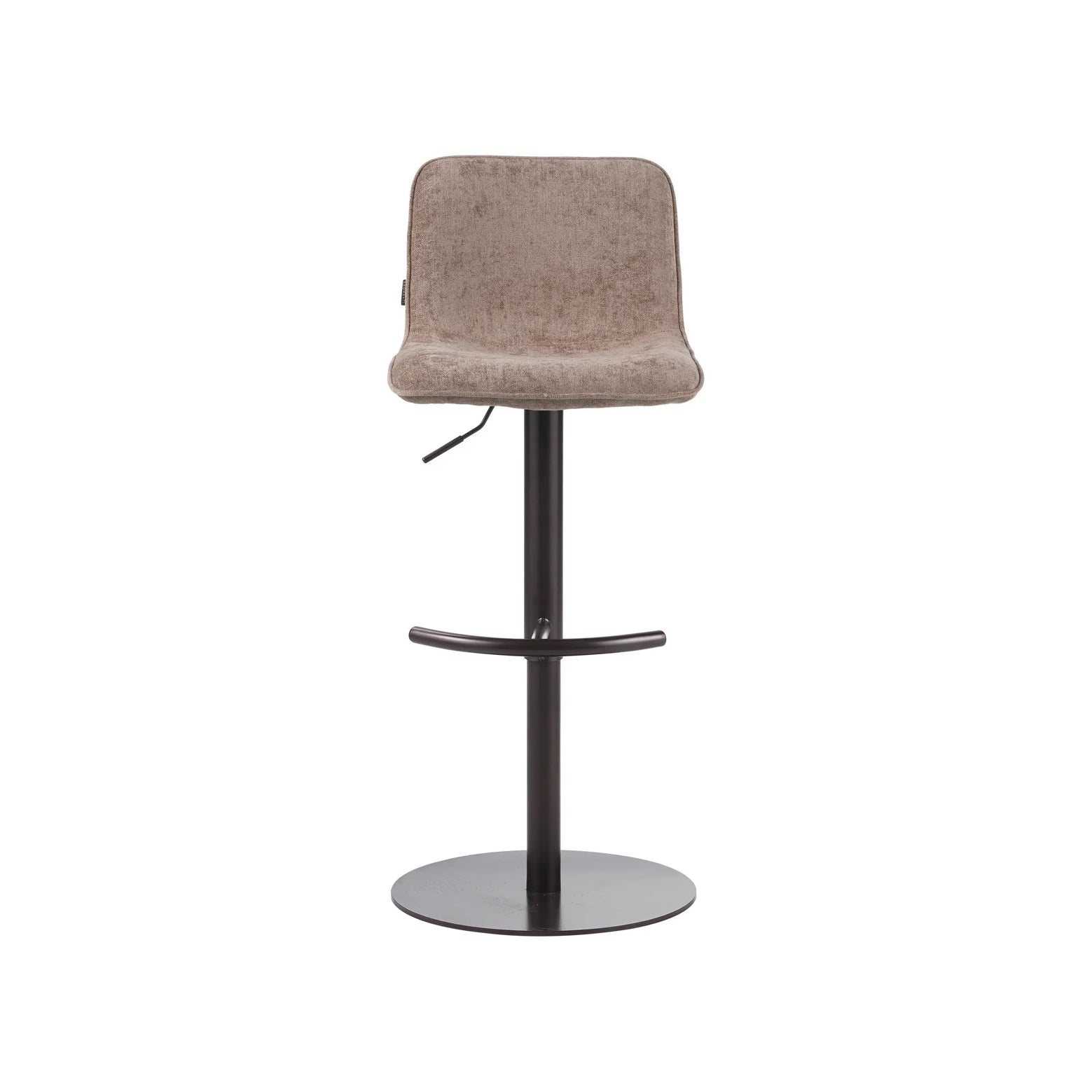 Draaibare barkruk Vinga - Velvet Taupe (60 - 82 cm)
