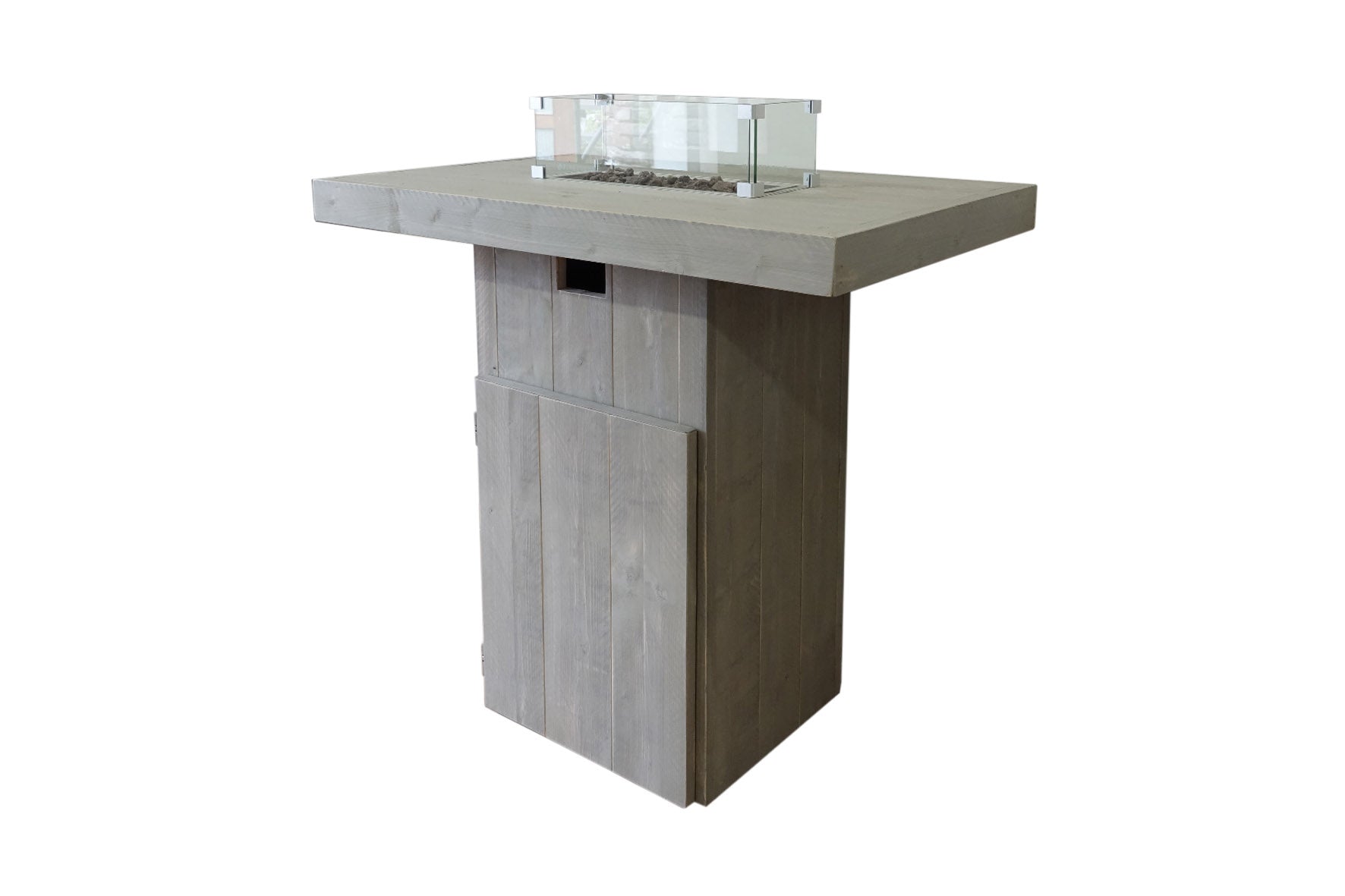 Bartafel met gasbrander