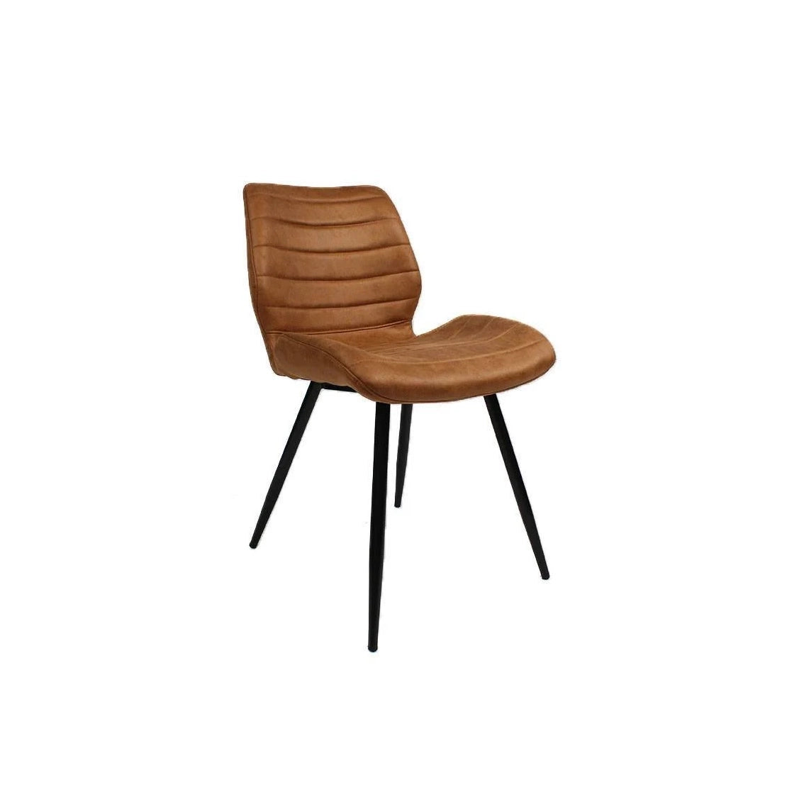 Stuhl Oland - Cognac Mikrofaser