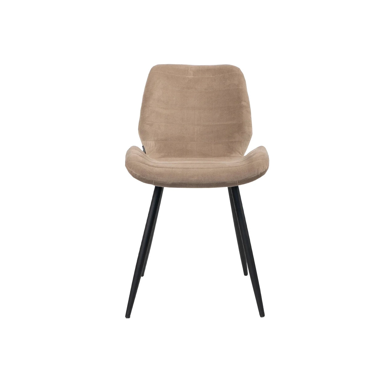Stuhl Oland - Taupe Samt