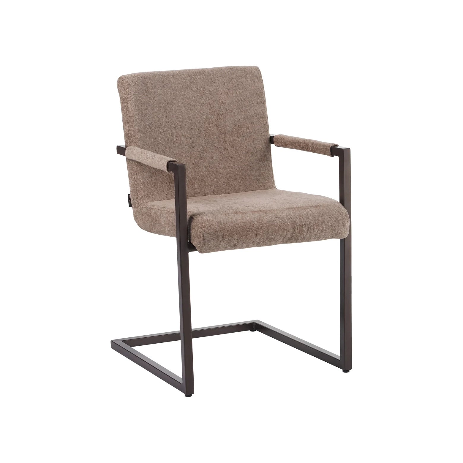Stuhl Vinga - Samt taupe