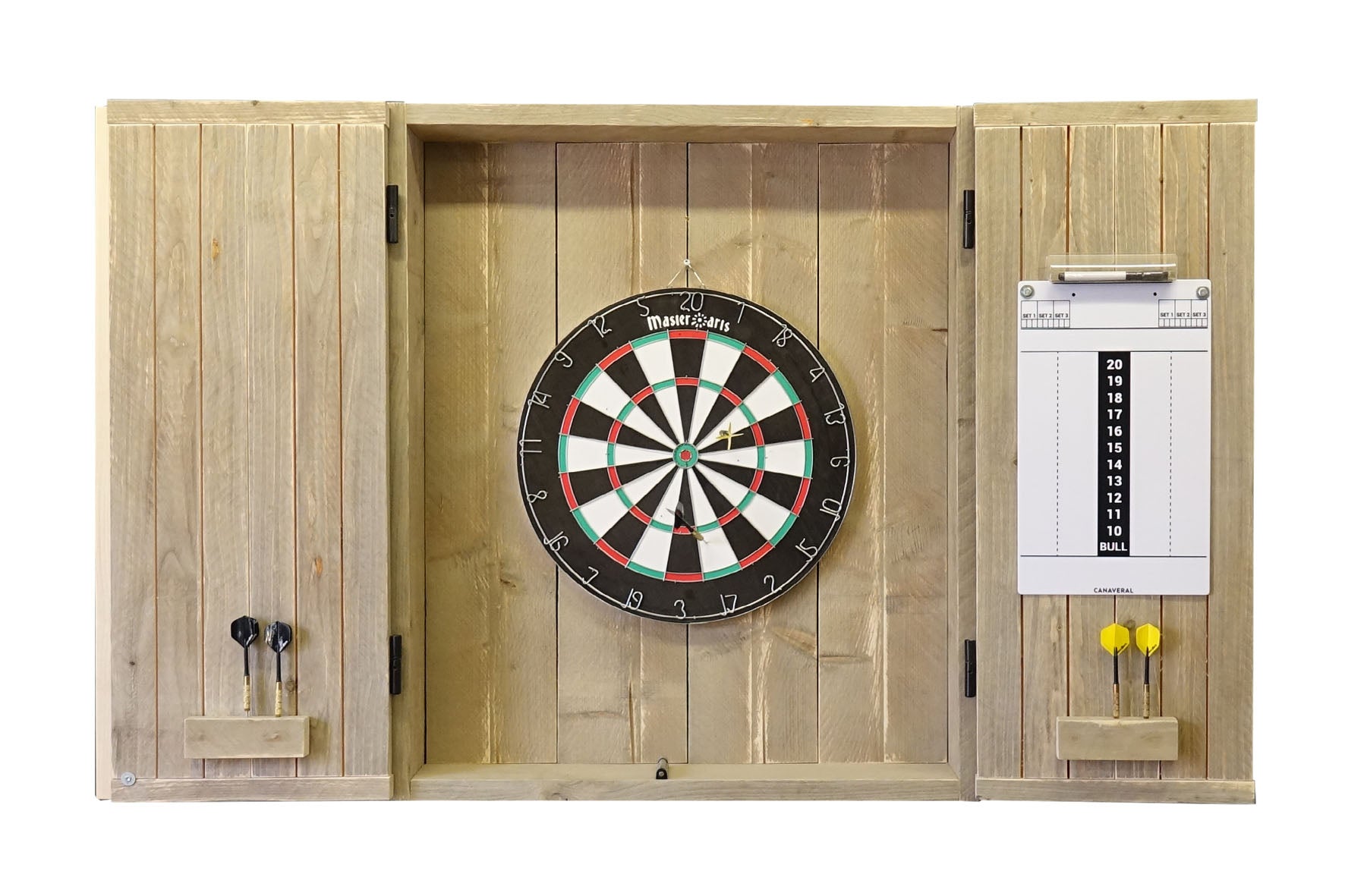 Dartboard-Schrank